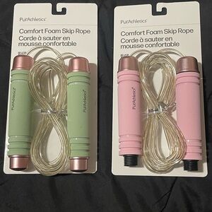 Green and Pink Foam Skip Rope